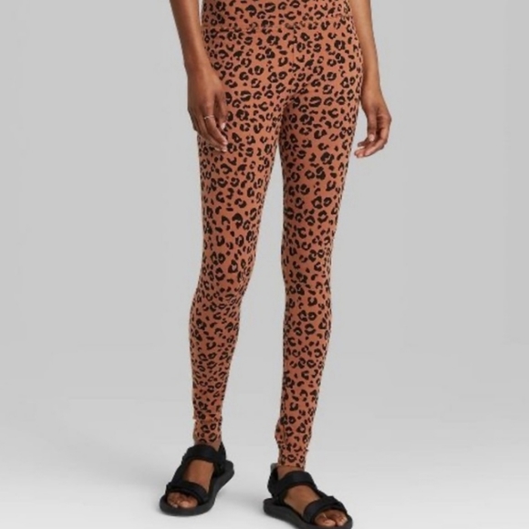 Cheetah Wild Fable Leggings - Picture 2 of 4